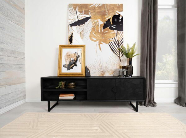 Marsden - Rectangular TV Console - Dark Brown - Image 3