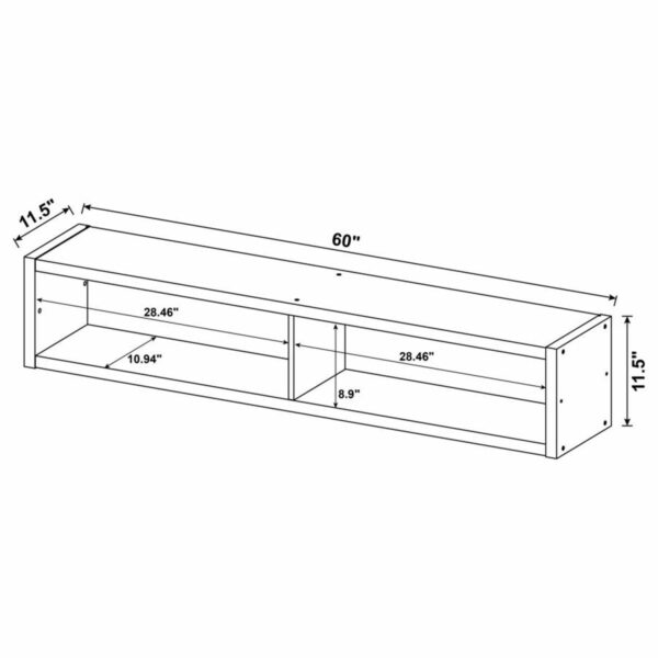 Lewes - 4 Piece Entertainment Center - Cappuccino - Image 8