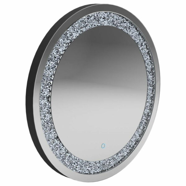 Landar - Round Wall Mirror - Silver - Image 6