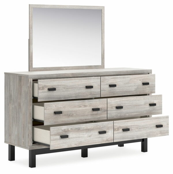 Vessalli - Gray - Dresser And Mirror - Image 6
