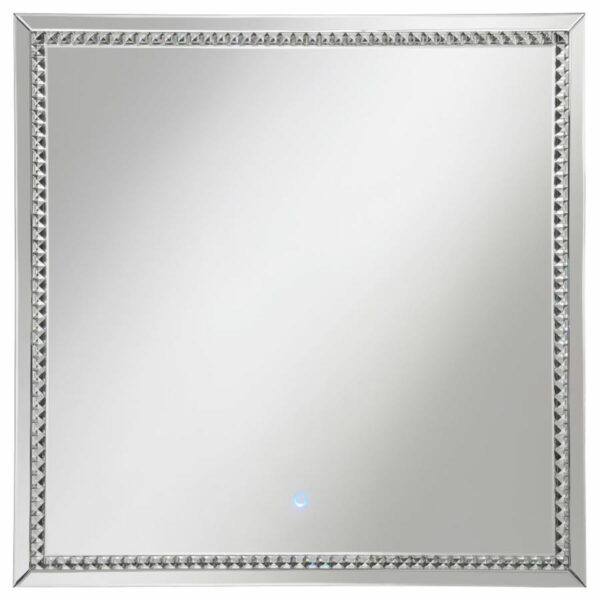 Noelle - Square Wall Mirror With Led Lights - Image 8