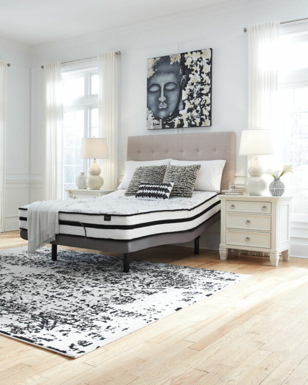 Chime 10 Inch Hybrid - White - 2 Pc. - Queen Mattress And Pillow - Image 9