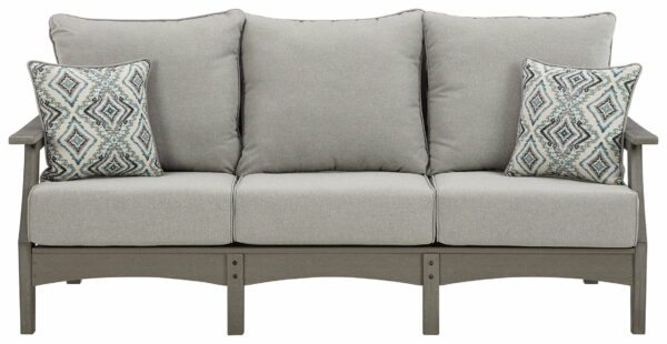 Visola - Gray - Sofa With Cushion - Image 6