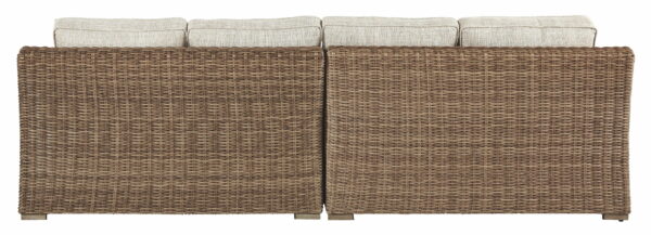 Beachcroft - Beige - Raf/laf Loveseat W/Cush (Set of 2) - Image 2