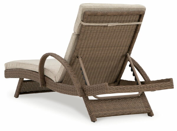 Beachcroft - Beige - Chaise Lounge With Cushion - Image 5