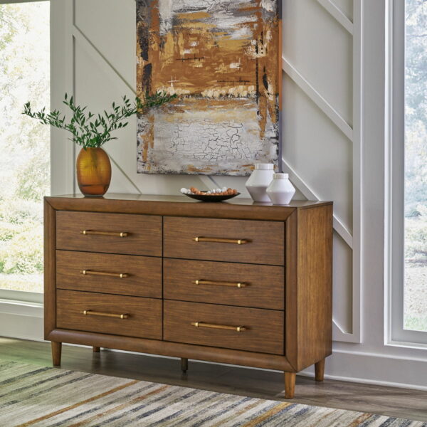 Lyncott - Brown - Dresser - Image 3
