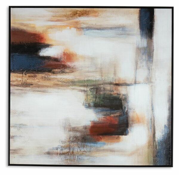Pigeonford - White / Teal / Gold - Wall Art - Image 2