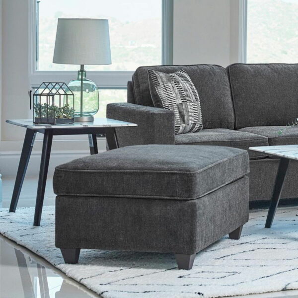 Mccord - Upholstered Ottoman - Dark Gray - Image 3
