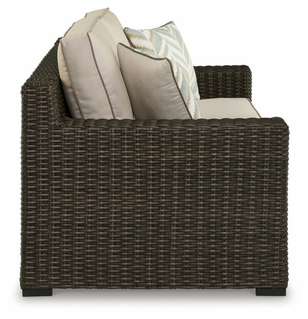 Coastline Bay - Brown - Loveseat W/Cushion - Image 4