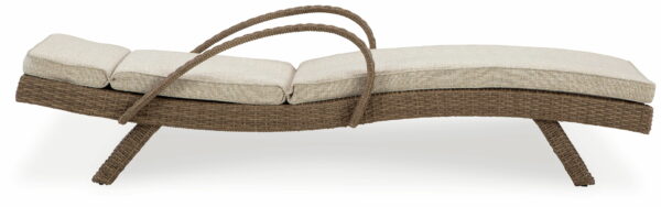 Beachcroft - Beige - Chaise Lounge With Cushion - Image 4