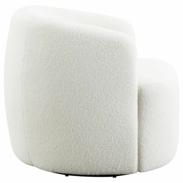 Hudson - Upholstered Swivel Chair - Natural - Image 6