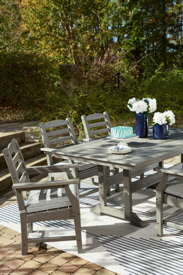 Visola - Gray - 7 Pc. - Dining Set With 6 Chairs - Image 4
