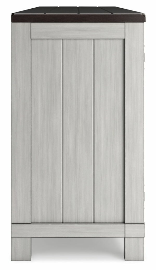 Darborn - Gray / Brown - 88" TV Stand With Electric Infrared Fireplace Insert - Image 7