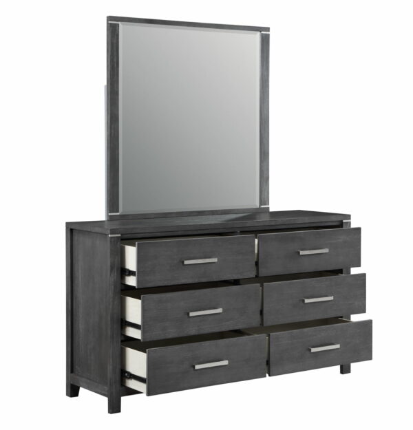 Odessa - Mirror - Charcoal - Image 5