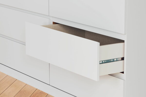 Onita - White - Six Drawer Dresser - Image 6
