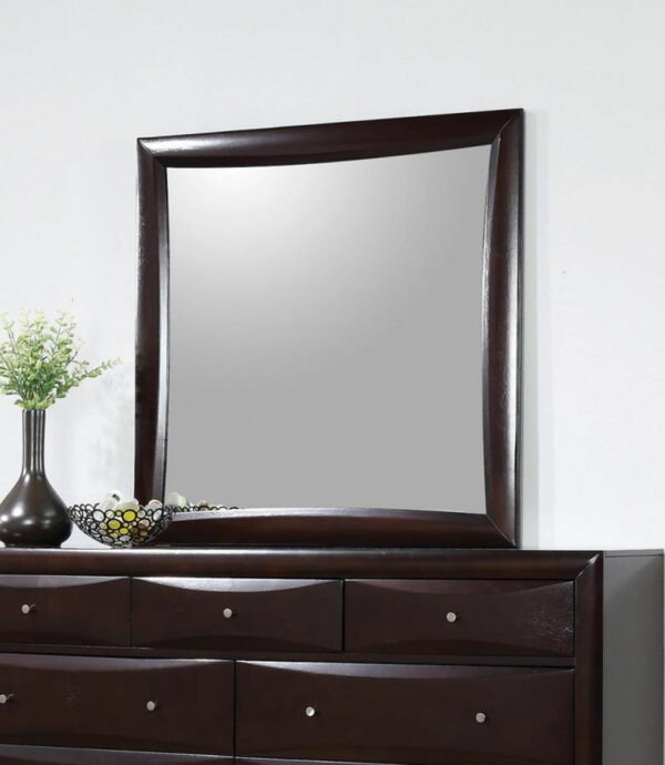 Phoenix - Square Dresser Mirror - Deep Cappuccino - Image 3