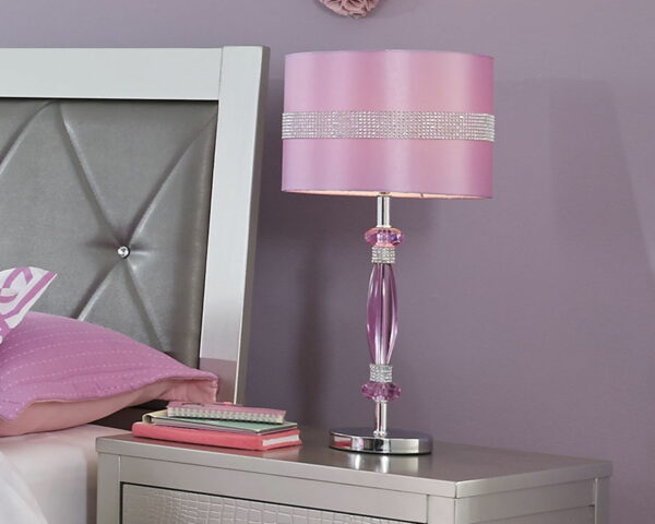 Nyssa - Purple - Metal Table Lamp - Image 8