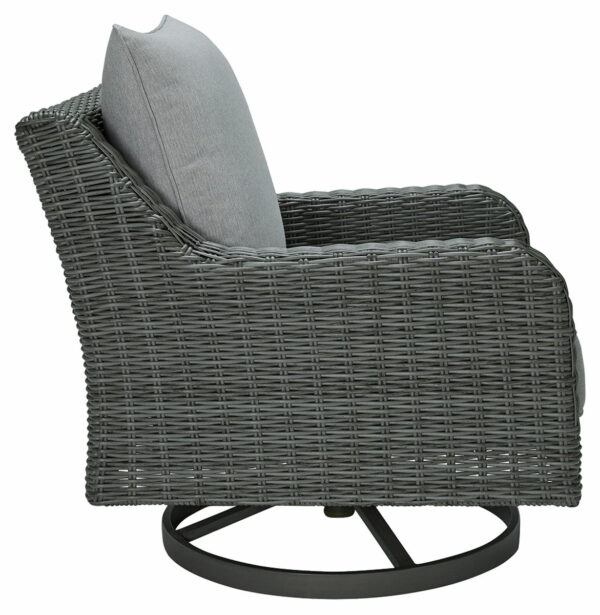 Elite Park - Gray - Swivel Lounge W/ Cushion - Image 2