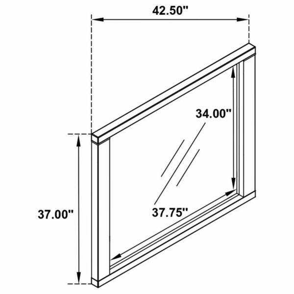 Kieran - Dresser Mirror - Gray - Image 4