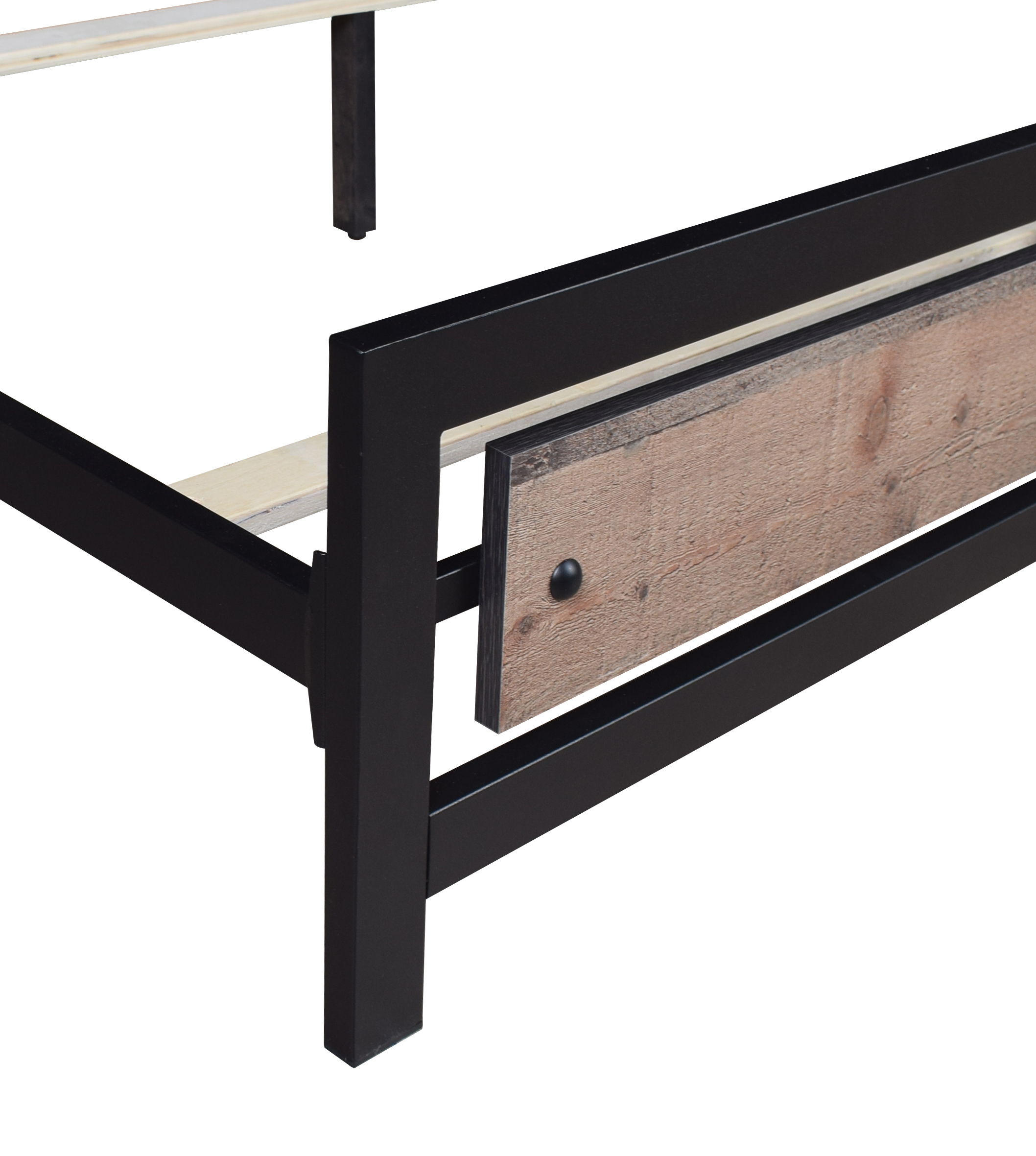 B5533-515- Elk River - 3/3 Twin Headboard, Footboard & Slats - Rustic (New Classic) - Image 4