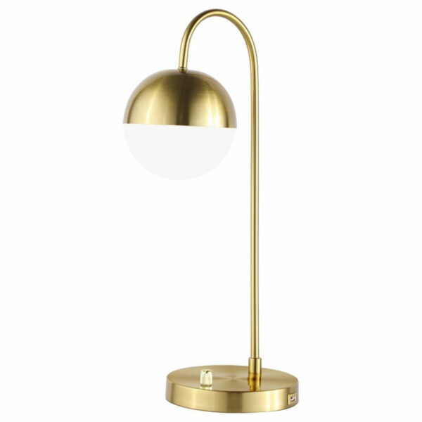 Merrick - Round Arched Table Lamp - Gold - Image 2
