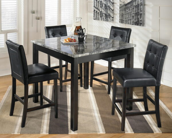 Maysville - Black - Square Counter Tbl Set (Set of 5) - Image 2