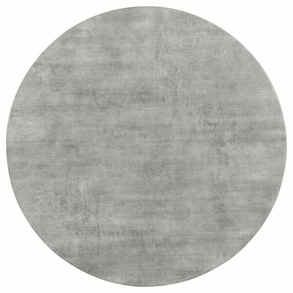 Neil - 5 Piece Round Dining Table Set Concrete - Gunmetal - Image 2
