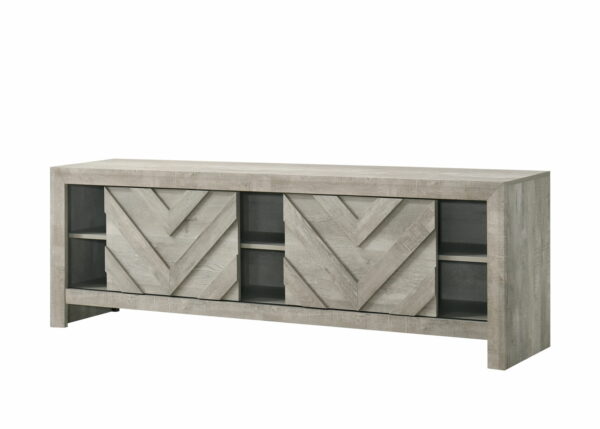 Valor - TV Stand - Antique White - Image 2