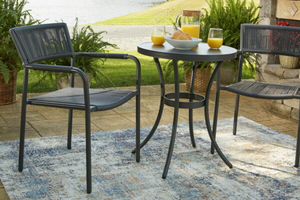 Crystal - Gray - Chairs W/Table Set (Set of 3) - Image 10