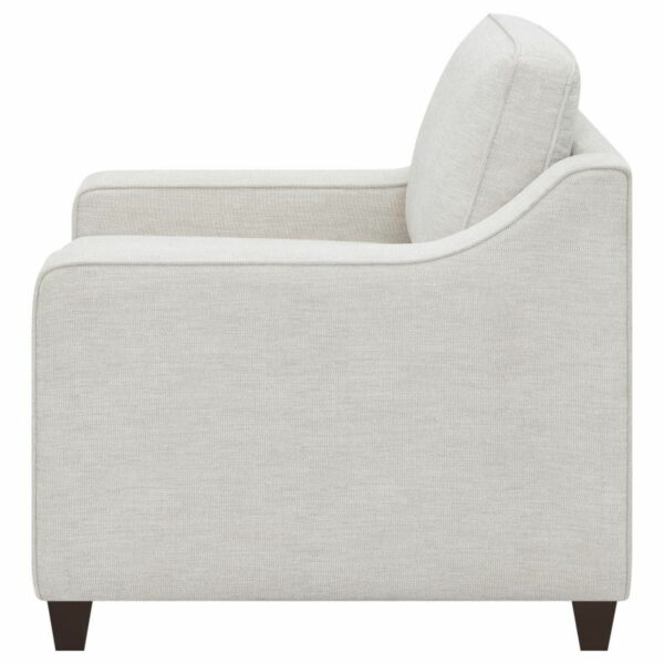 Christine - Upholstered Cushion Back Chair - Beige - Image 9