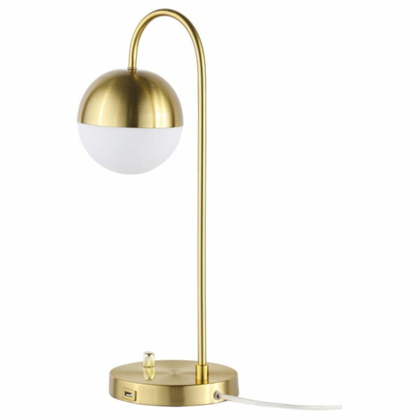Merrick - Round Arched Table Lamp - Gold - Image 3