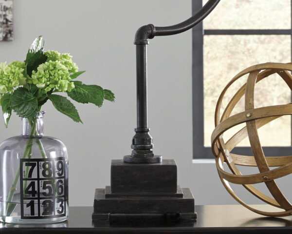 Jae - Antique Black - Metal Desk Lamp - Image 9