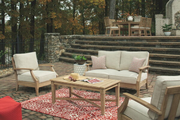 Clare - Beige - Loveseat W/Cushion - Image 4