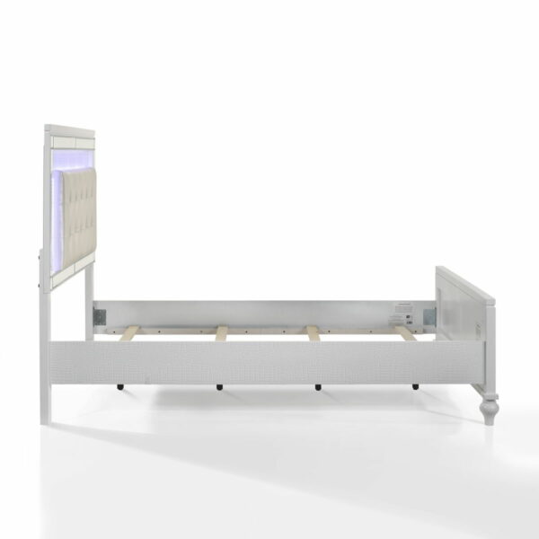 Valentino - 4/6 Full Footboard & Slats - White - Image 5