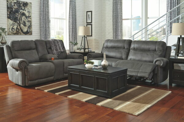 Austere - Gray - 2 Seat Reclining Sofa - Image 5