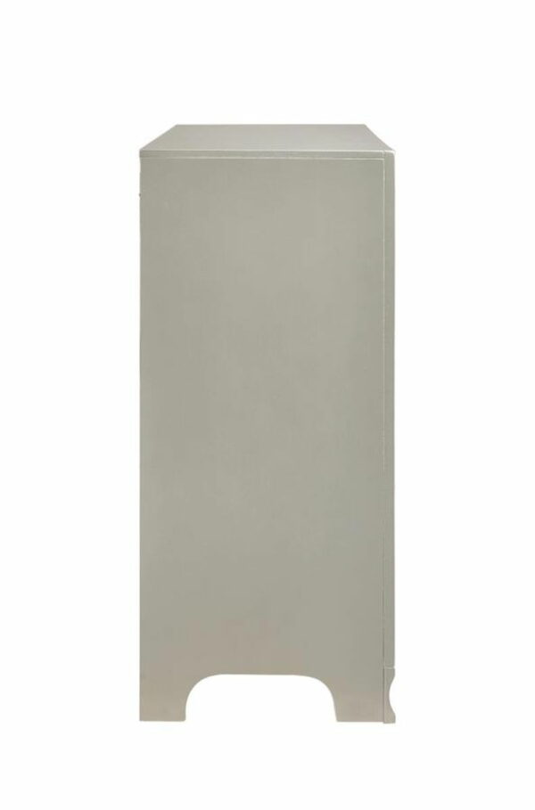 Salford - Rectangular Dresser Mirror - Metallic Sterling - Image 2