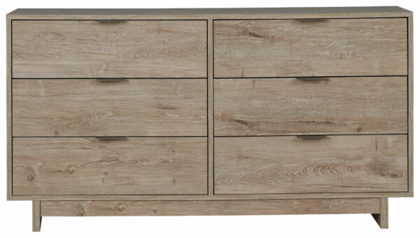 Oliah - Beige - Six Drawer Dresser - 31'' Height - Image 3