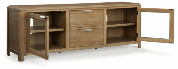 Rencott - Light Brown - Extra Large TV Stand - Image 8
