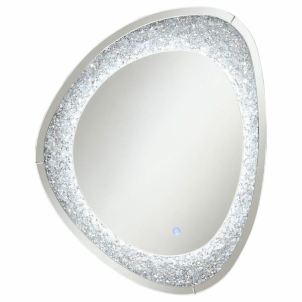 Mirage - Acrylic Crystals Inlay Wall Mirror With Led Lights - Image 7