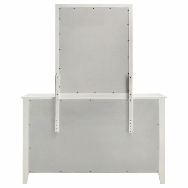 Selena - 6-drawer Dresser With Mirror - Cream White - Image 10