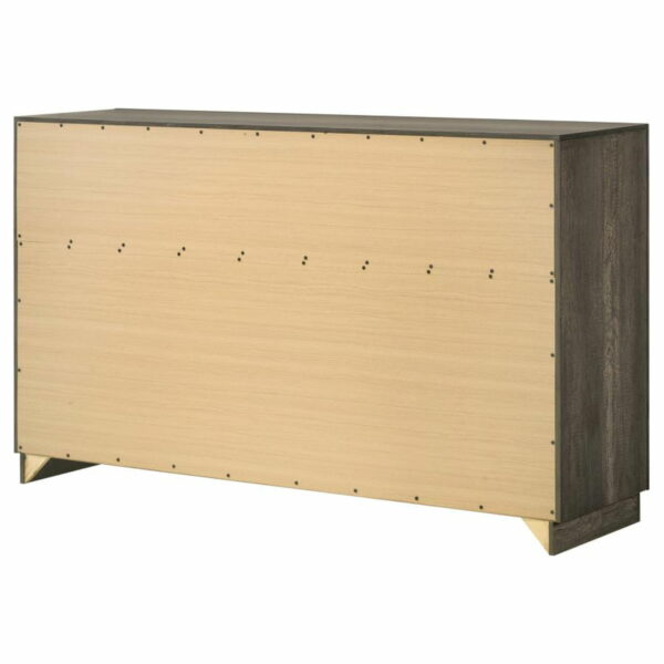 Janine - 6-Drawer Dresser - Gray - Image 2