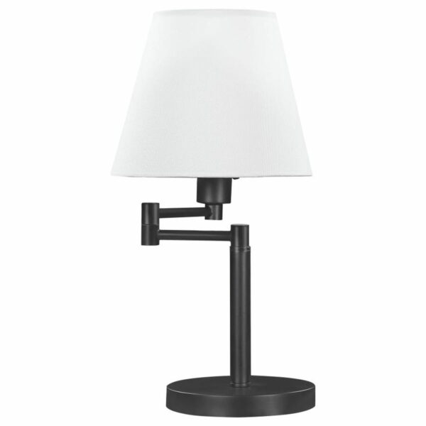 Colombe - Rotatable Frame Table Lamp - Off White And Matte Black - Image 5