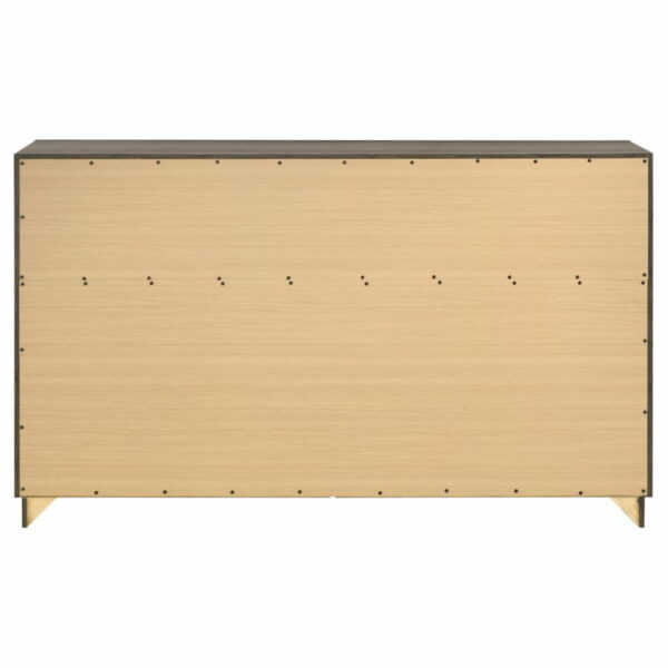 Janine - 6-Drawer Dresser - Gray - Image 14