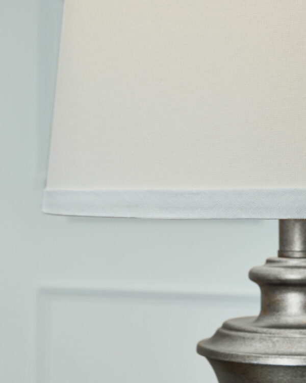 Doraley - Antique Silver Finish - Metal Table Lamp (Set of 2) - Image 2