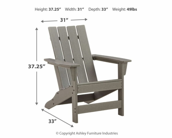 Visola - Gray - Adirondack Chair - Image 8