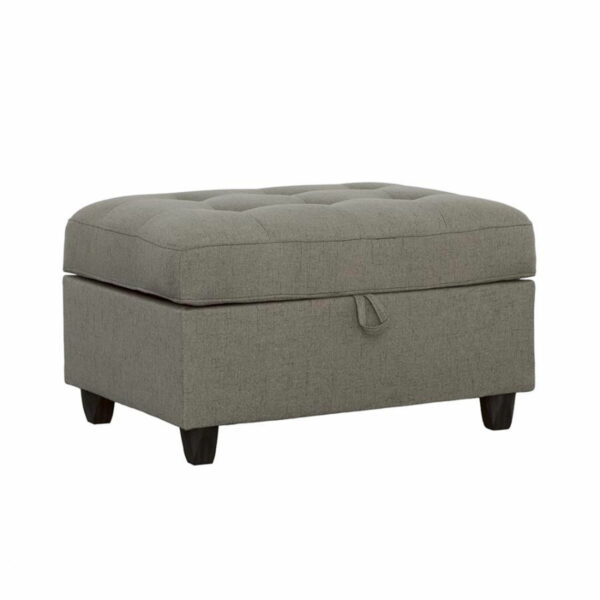 Stonenesse - Tufted Storage Ottoman - Gray - Image 8