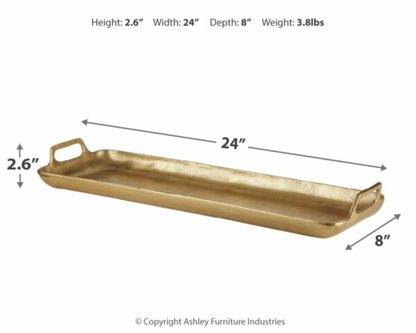 Posy - Gold Finish - Tray - Image 3