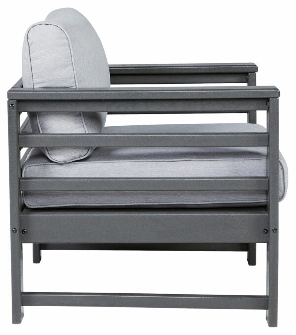 Amora - Charcoal Gray - Lounge Chair W/Cushion (Set of 2) - Image 7