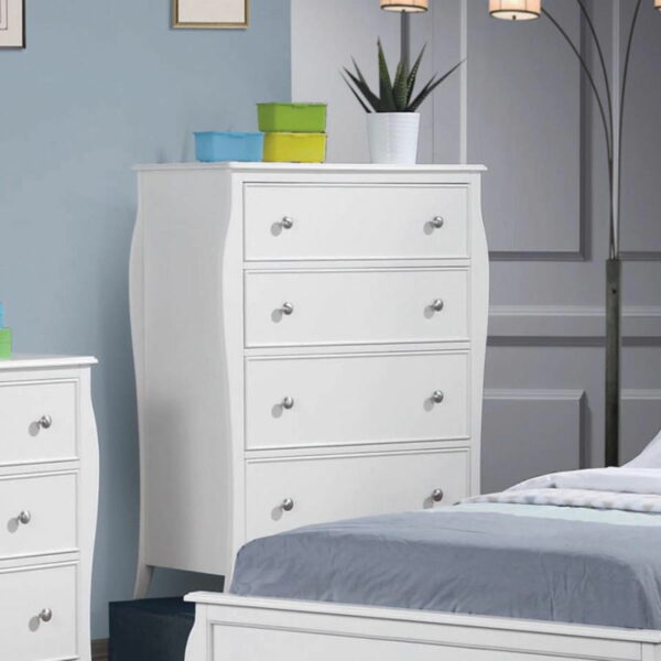 Dominique - 4-Drawer Chest - White - Image 2
