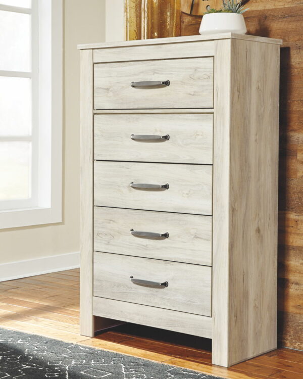 Bellaby - Dresser, Mirror, Platform Bed With Storage Drawers Set - Image 5